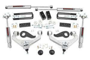 GMC Sierra 3500 HD Suspension Lift Kit - Front + Rear - Rough Country - 3 Inch Lift Kit - '20-'23